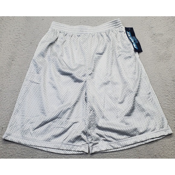 Players Other - Players Express Collection Mesh Shorts Mens L Gray Athletic Gym Training Pull On